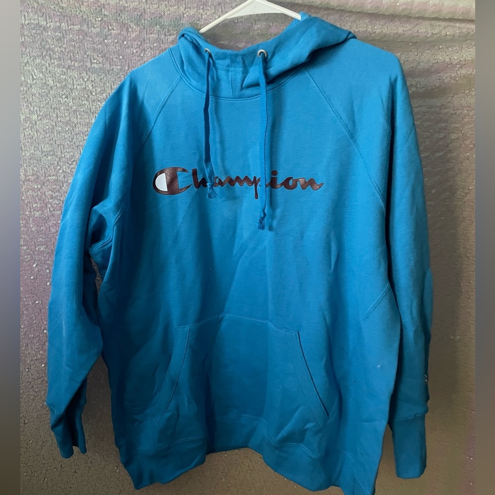 BRAND NEW blue champion hoodie